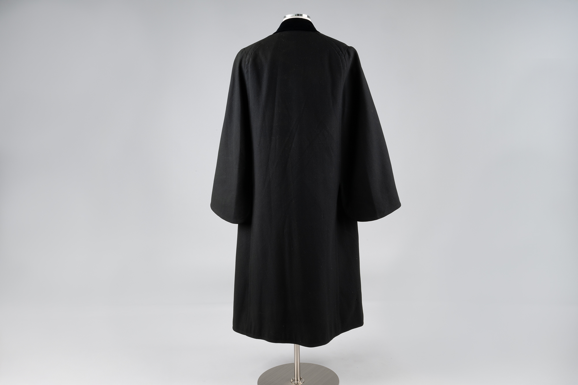 Image of Orion Denny's black wool overcoat, ca. 1900